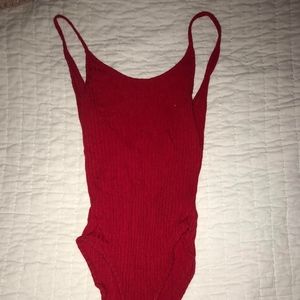 scoop back body suit - urban outfitters
